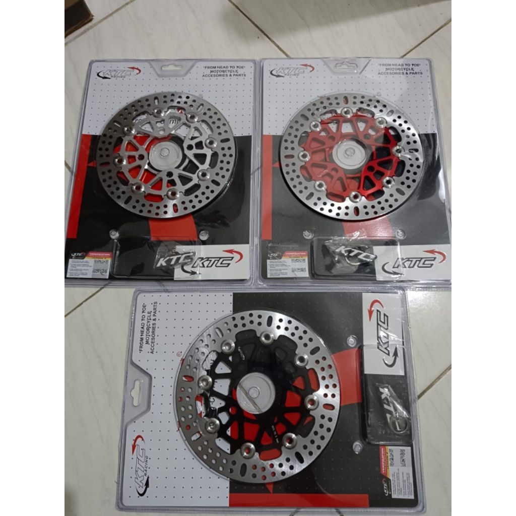 DISC BRAKE KTC PIRINGAN CAKRAM KTC DISC DEPAN KTC JUPITER Z VEGA R FIZ R NOUVO X-RIDE JUPITER MX UKU