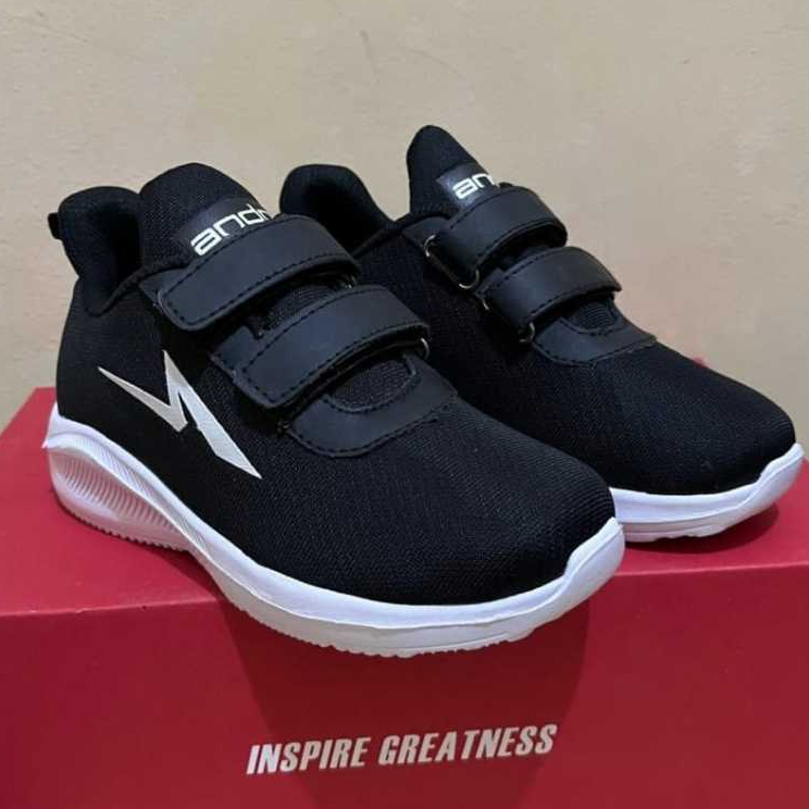 SEPATU ANDO THOMAS PEREKAT /SEPATU ANAK SEKOLAH ANDO /SEPATU ANAK LAKI-LAKI/ SEPATU SEKOLAH ANAK TK 