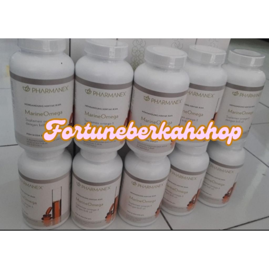 Pharmanex Marine Omega 3 Ed 10/2026 Nu  Skin Marine Omega Minyak Ikan Marine Omega Krill Oil 120 Sof