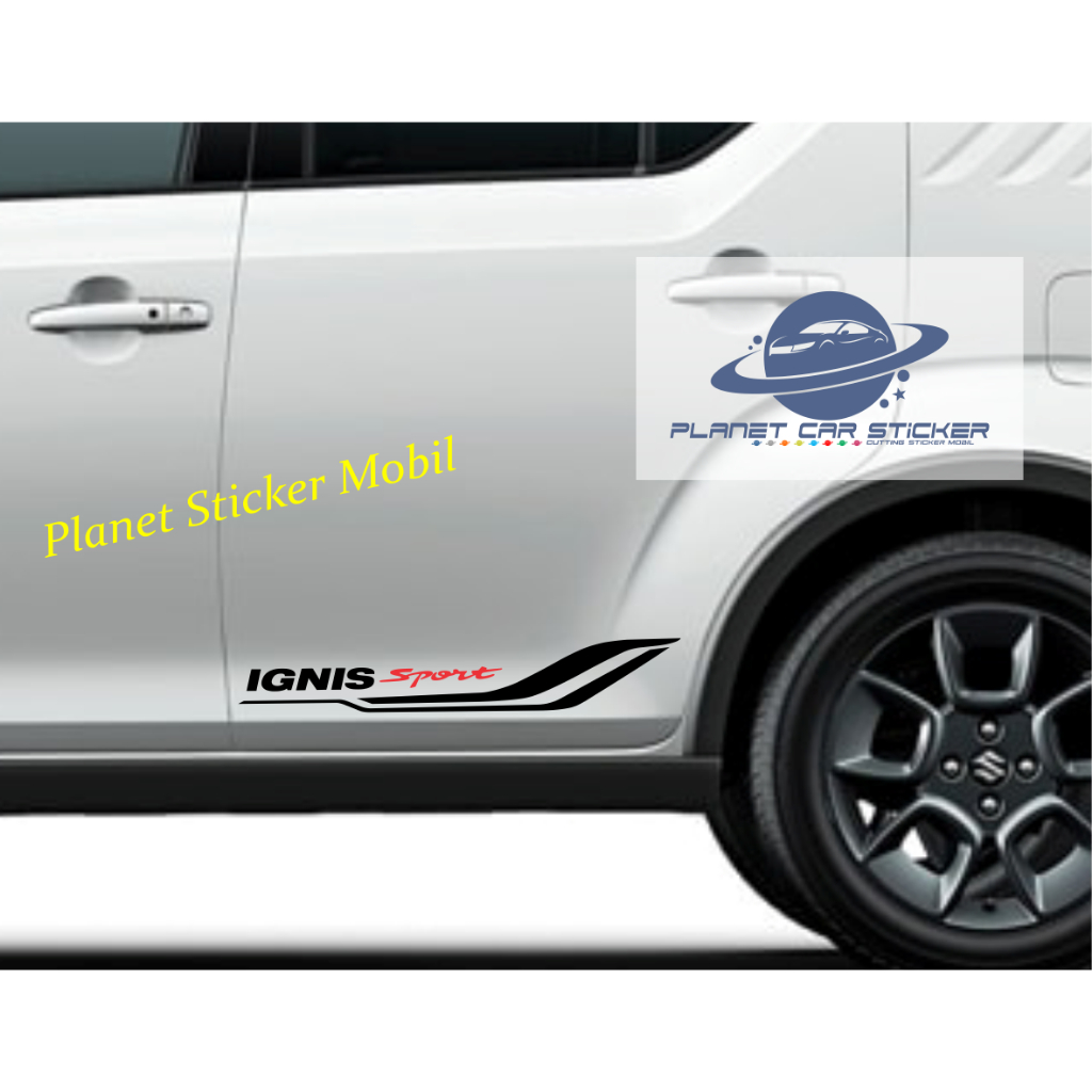 new sticker ignis sport stiker body samping mobil suzuki ignis sticker ignis sport keren