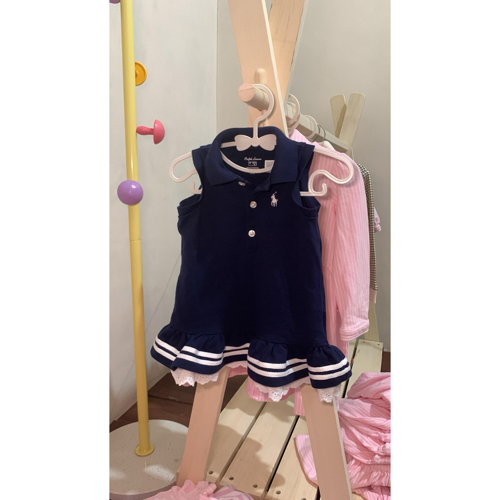 dress anak ralph lauren polo new