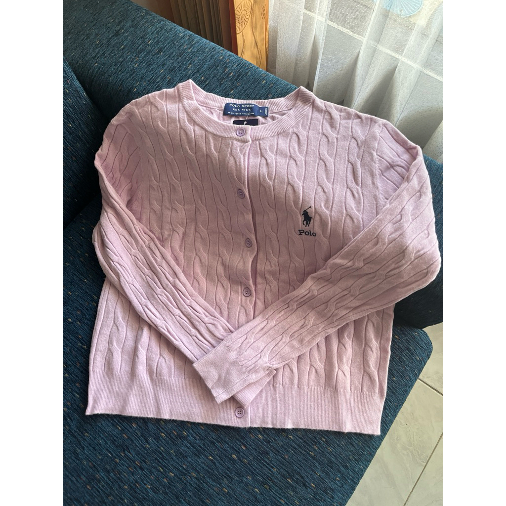 Cardigan Polo Original Lilac
