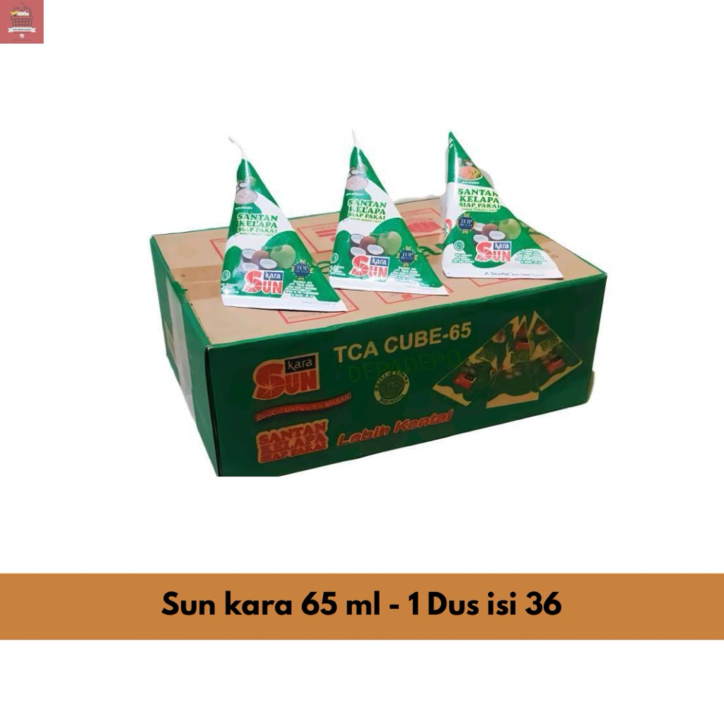 sun kara 65 ml 1 dus - santan kara