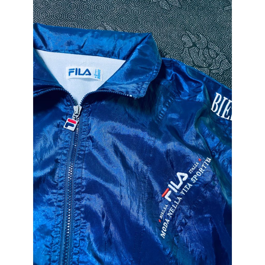 winbreaker fila vintage spel ot bordir full