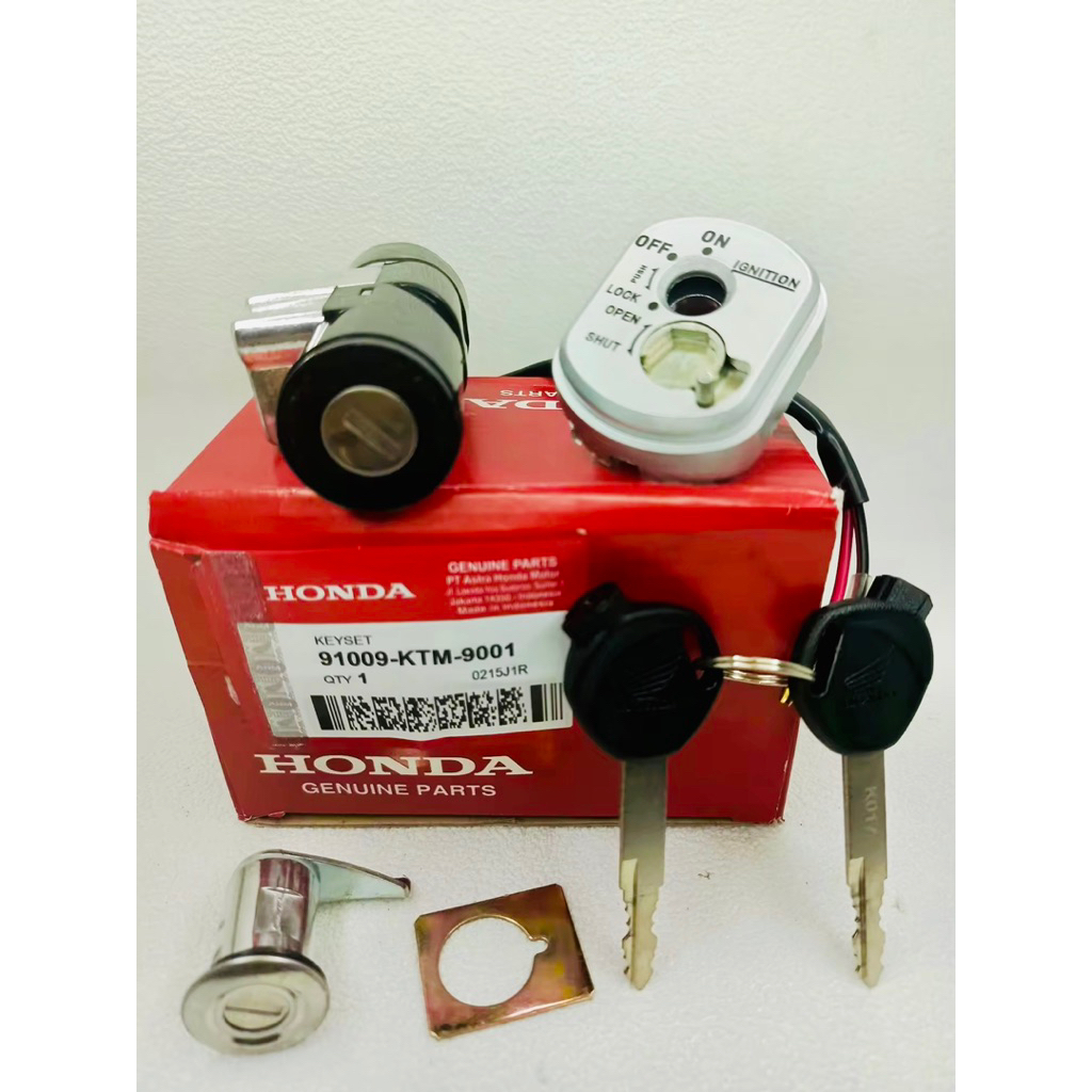 KUNCI KONTAK SET JOK MOTOR HONDA SUPRA X 125 LAMA, SUPRA X 125 BATMAN 2007 KTM/KVL