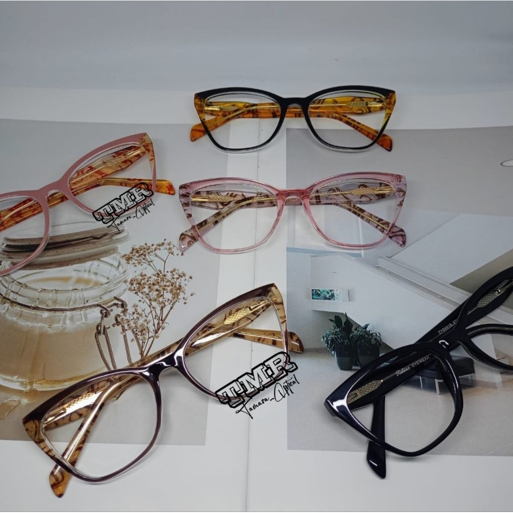Kacamata minus kacamata wanita tebal kokoh frame:64918