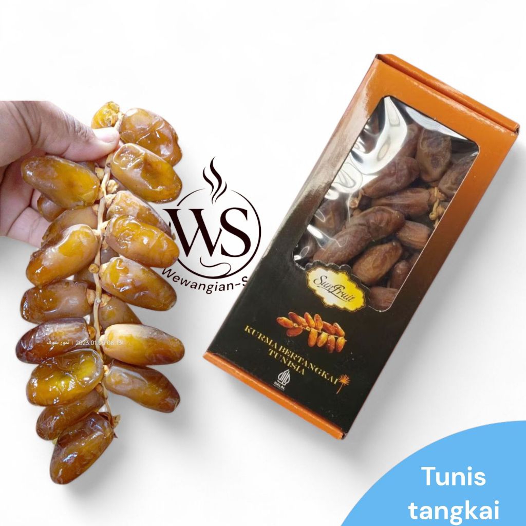 Kurma Tunisia Tangkai Sun Fruit 400 Gram