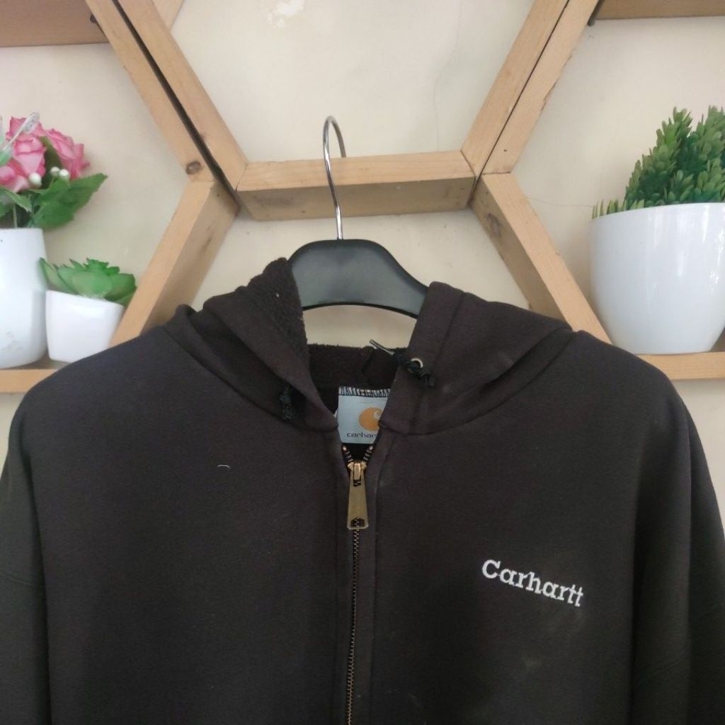 Zip Hoodie Carhartt Script Logo