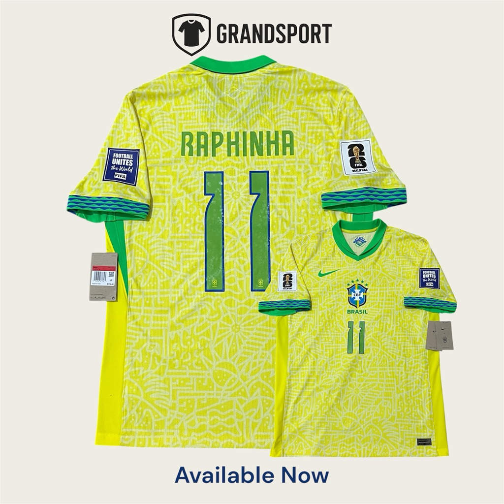 Original Player Issue Brazil Home 2024 BNWT