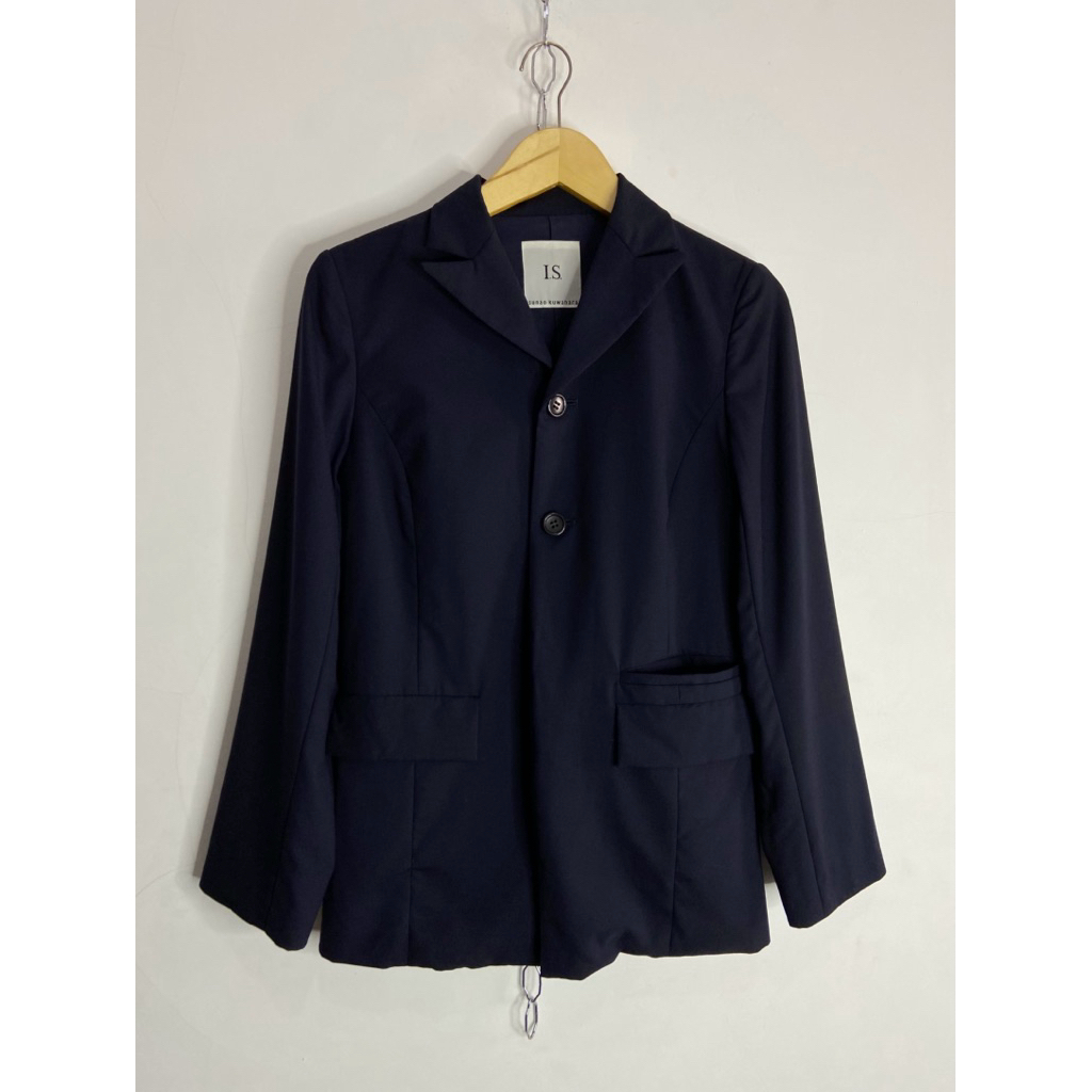 Vintage I.S SUNAO KUWAHARA ISSEY MIYAKE Era Navy Blazer Jas Second