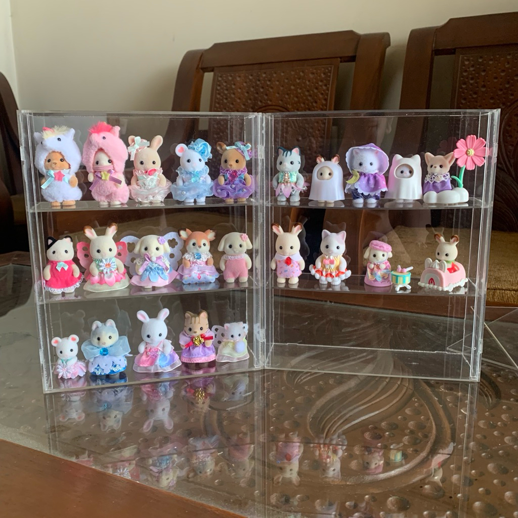 sylvanian families fashion accessories choco rabbit fairy castle yumwiro jellyfish flora ciel tuxedo