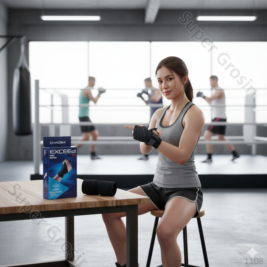 Deker Pergelangan Tangan Deker Wrist Support Pelindung Pergelangan Tangan Deker Gym Fitness workout