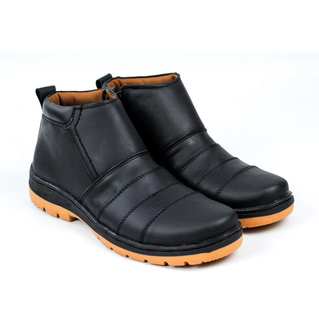 Sepatu Boots Touring Pria Asli Kulit Sepatu Boots Pria Kulit Asli