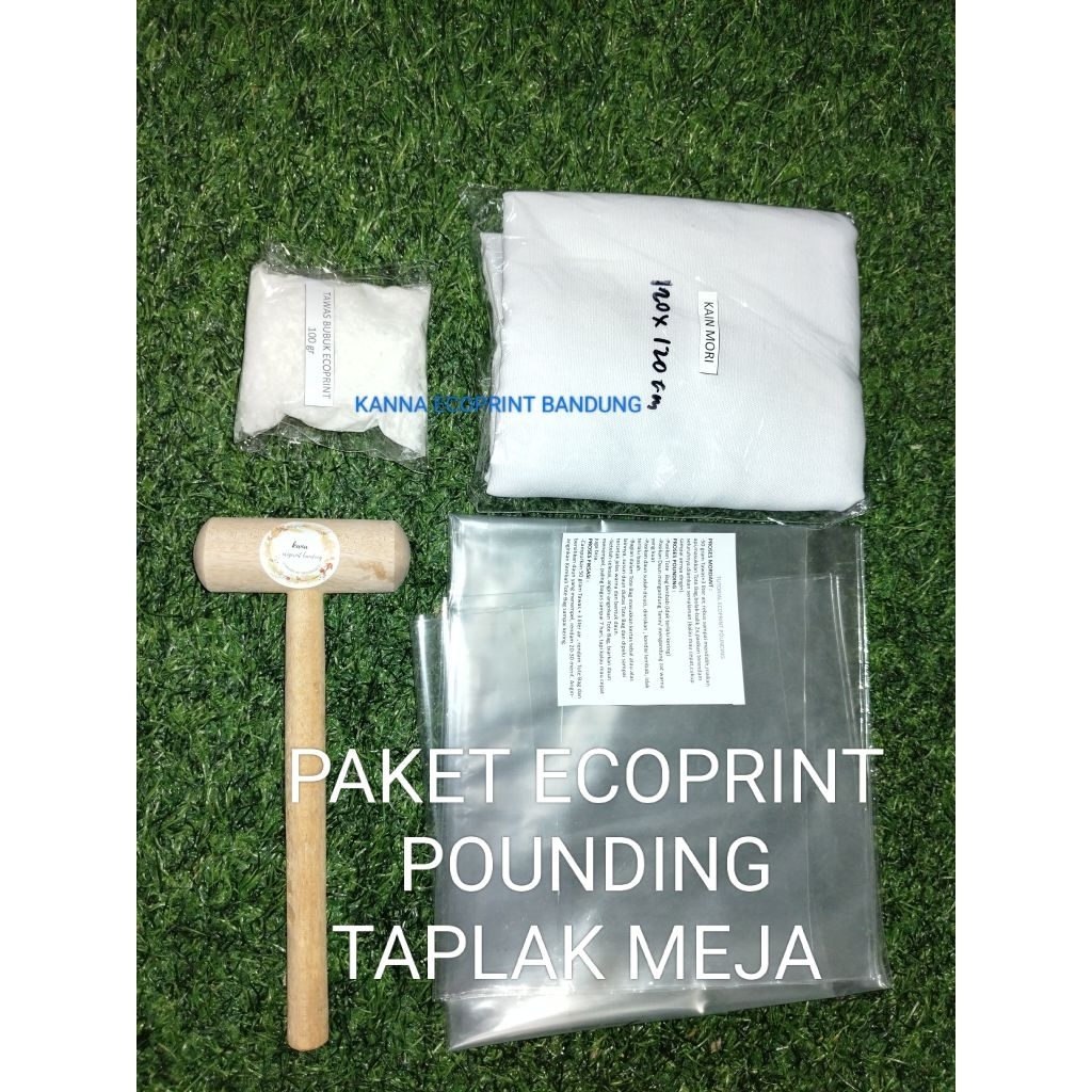 PAKET ECOPRINT POUNDING TAPLAK MEJA