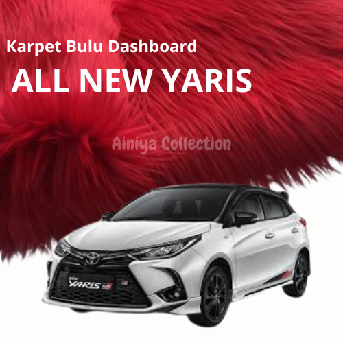 KARPET BULU DASHBOARD MOBIL ALL NEW YARIS