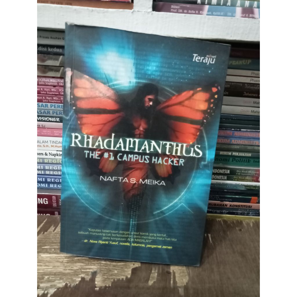 BUKU NOVEL RHADAMANTHUS THE #1 CAMPUS HACKER