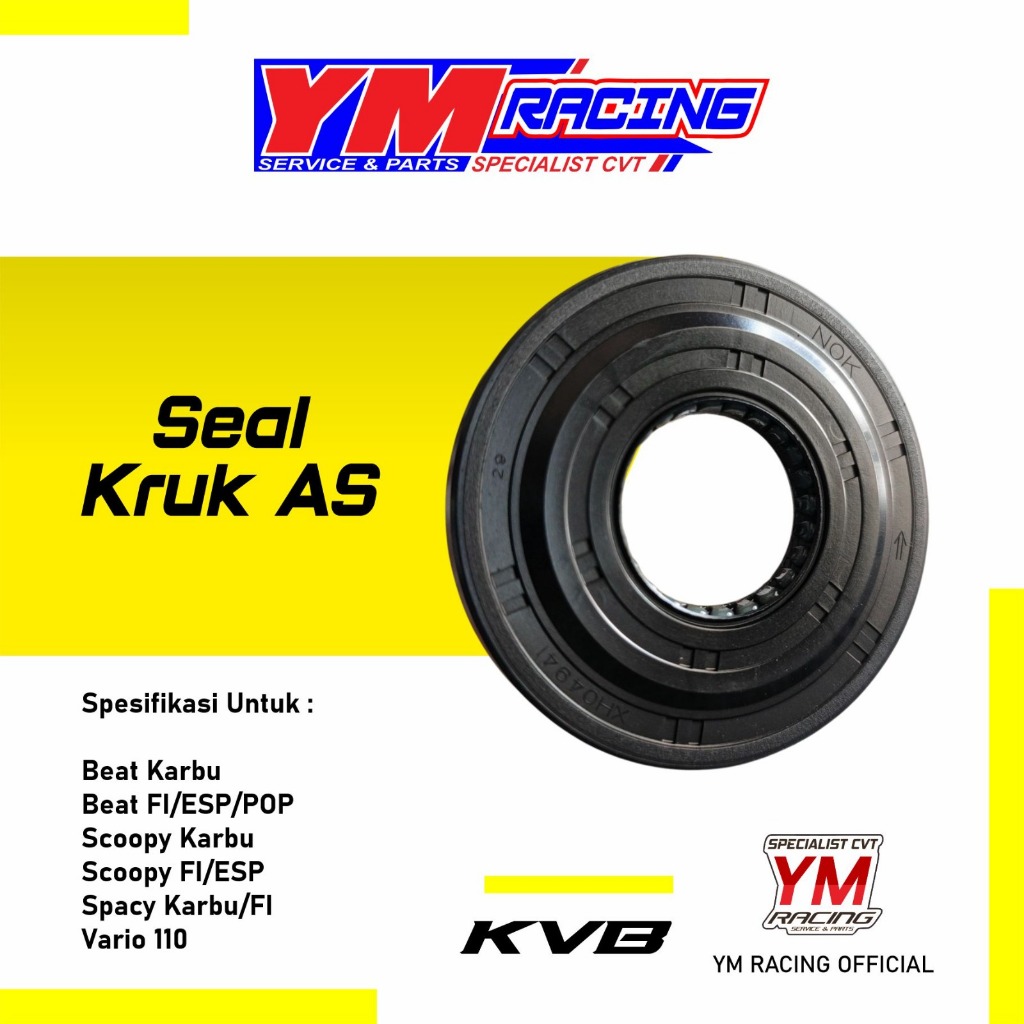 SEAL KRUK AS BEAT KARBU ANTI PANAS / KARET SEAL KRUK AS BEAT FI/ESP/POP | KRUK AS VARIO 110 ( HONDA 