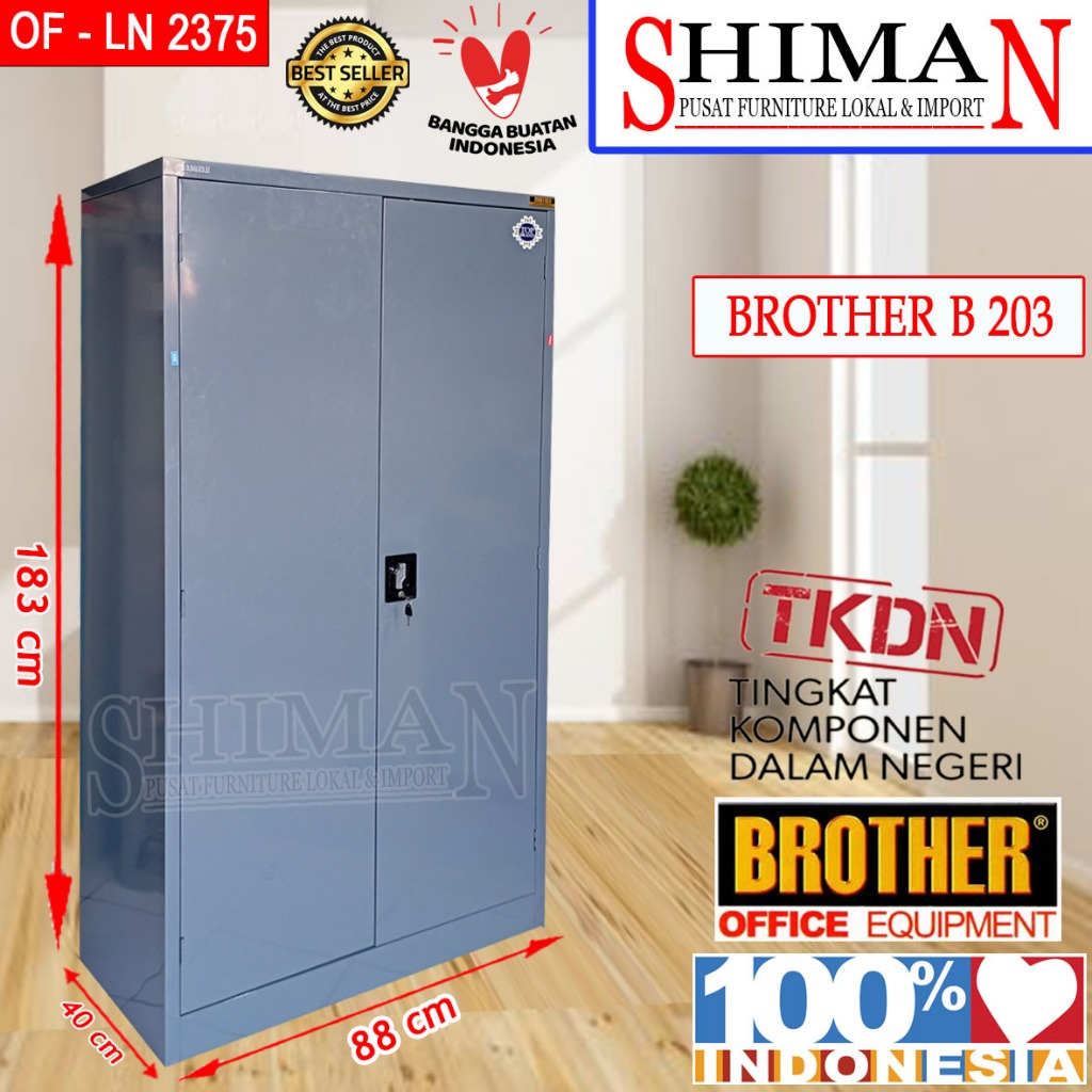 Lemari Arsip B 203 BROTHER | Lemari Cabinet