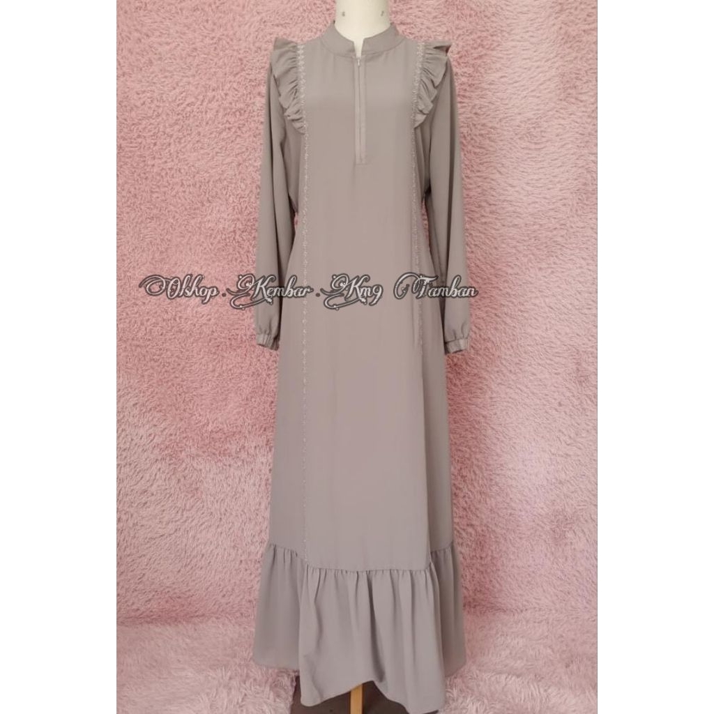 GAMIS NAURA DRESS BAHAN CERUTY BABYDOLL PREMIUM GAMIS NAURA DRESS