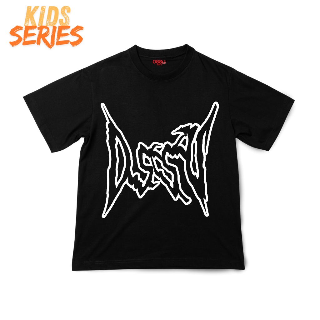 OSSU KIDS TSHIRT METAL FONT 1 - 8 YO | KAOS ANAK 1-8 Tahun