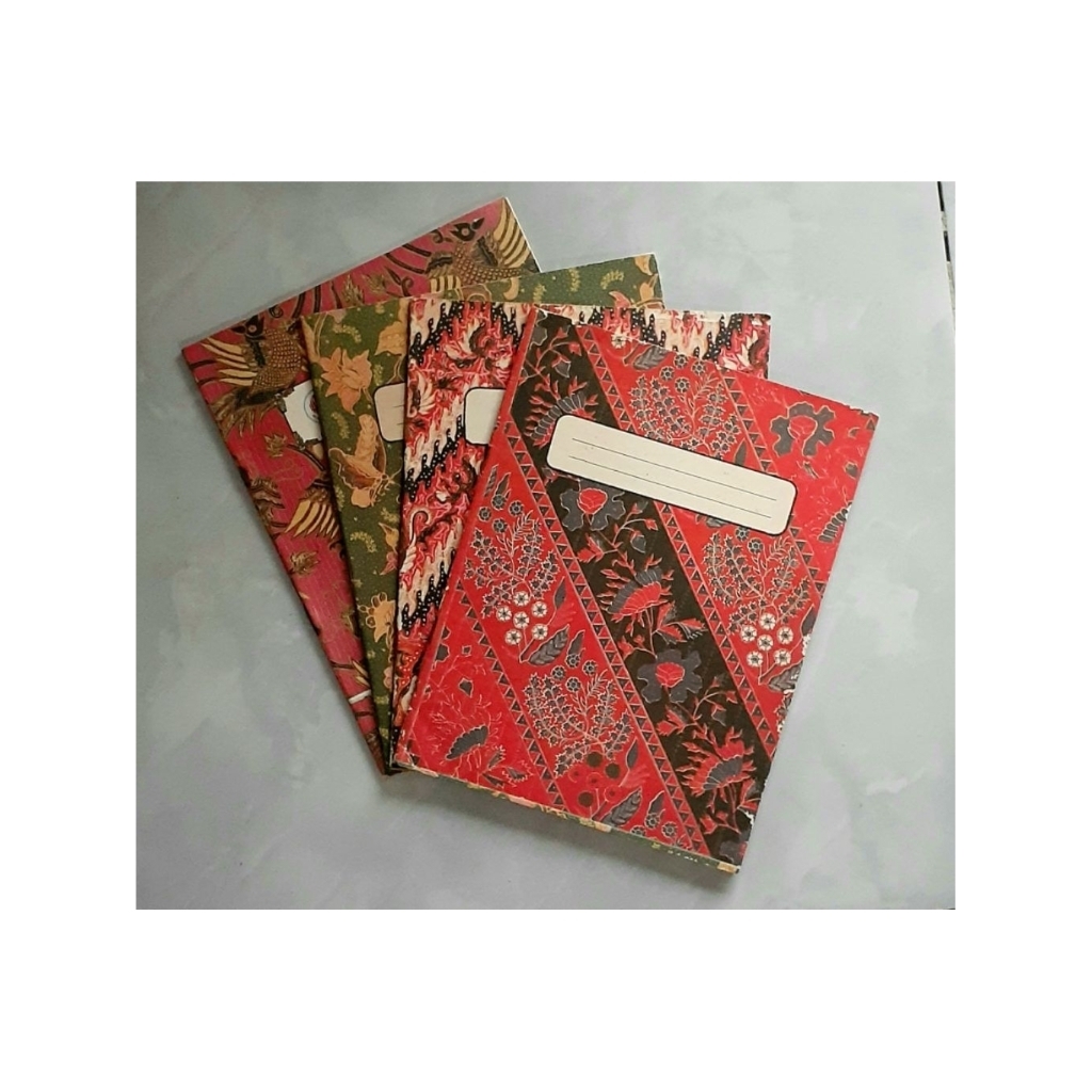 Koleksi Buku Tulis Jadul Motif Batik