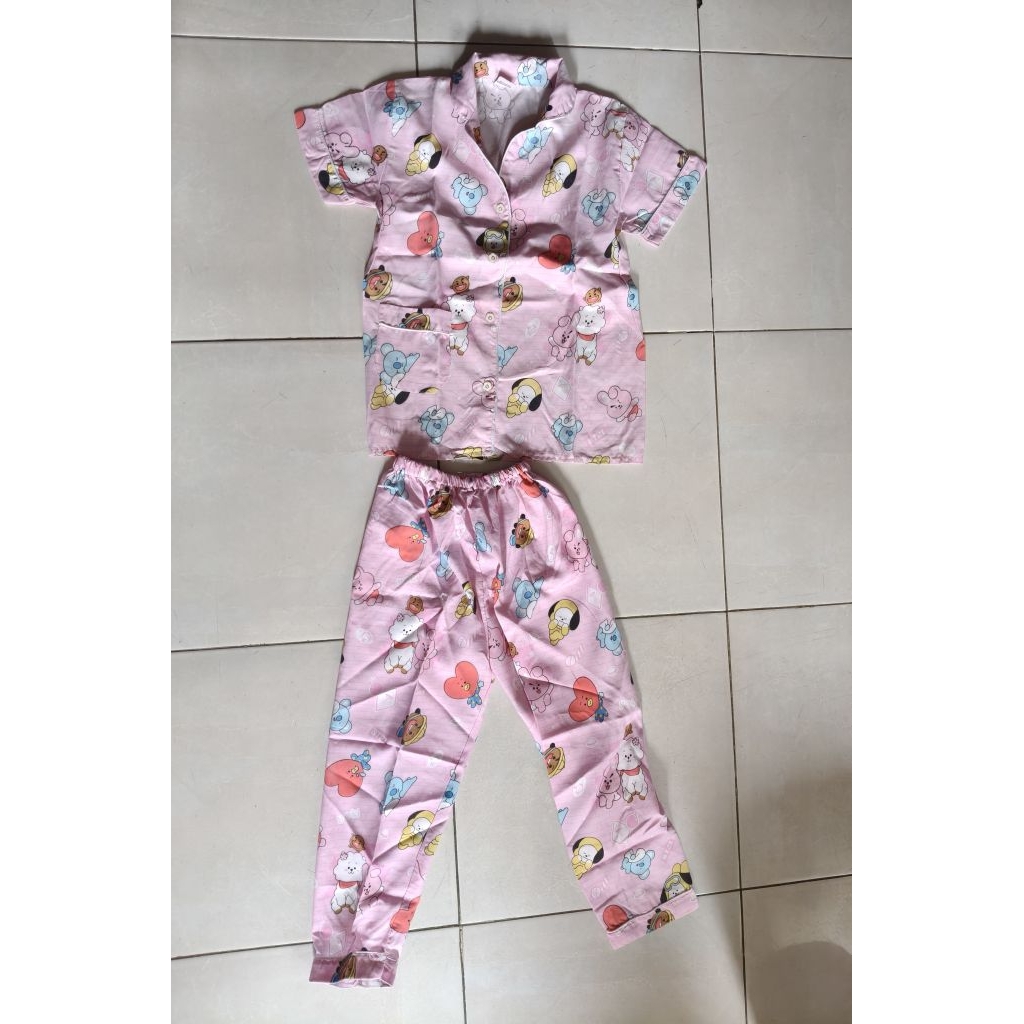 baju tidur anak perempuan BT 21 size 8