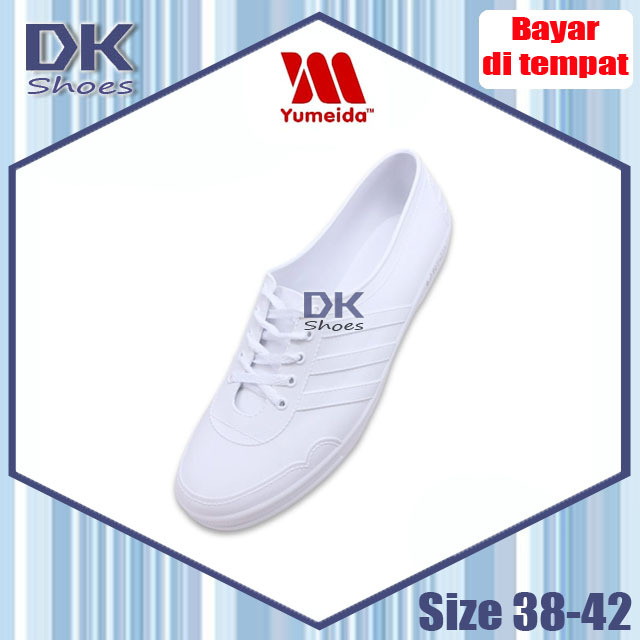 Yumeida TAIYOKO 38-42 PUTIH Sepatu Bola Karet / Sepatu Futsal / Sepatu Kebun / Sepatu Pool