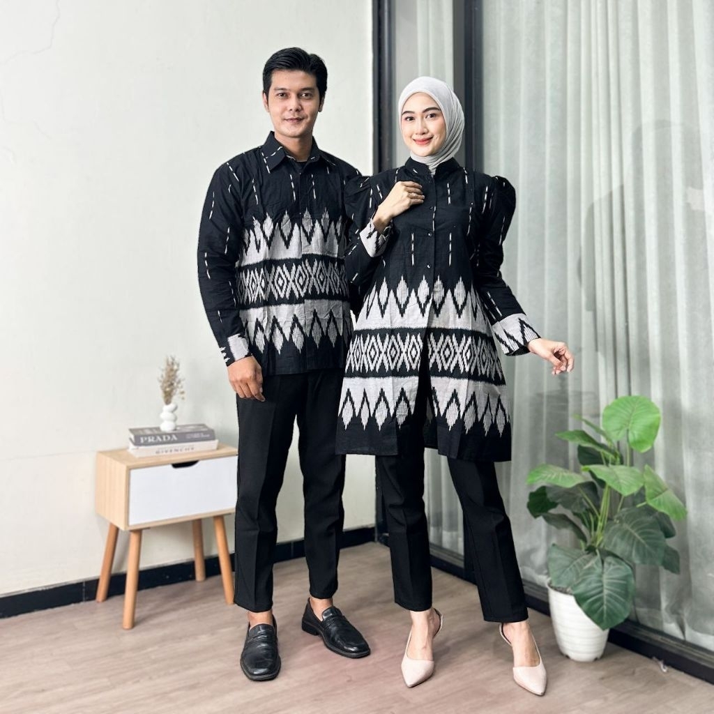 Kemeja Batik Couple Tunik Batik Couple Set Couple Tunik Set Couple Kemeja Motif Songket