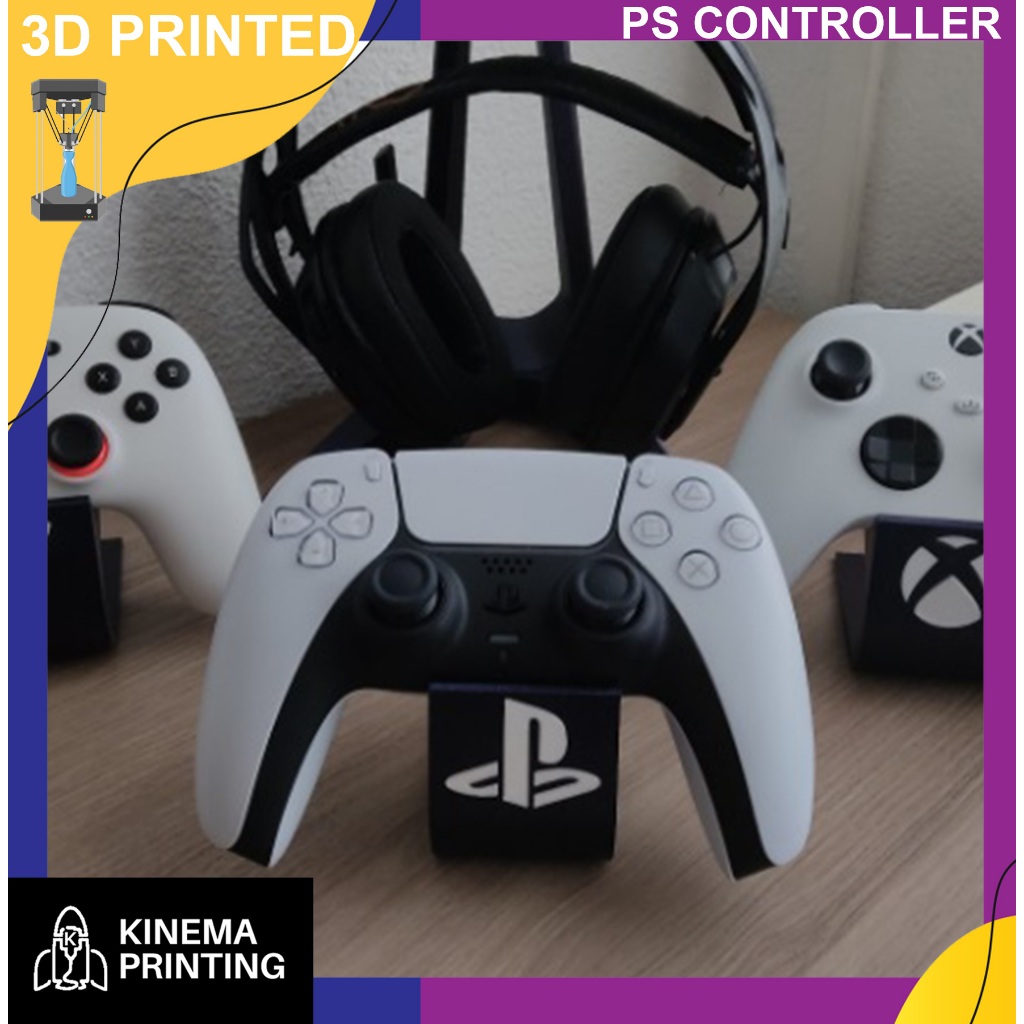 Dudukan Joystick  3D PRINT - Joystick PS Controller Stand - Holder Joystick