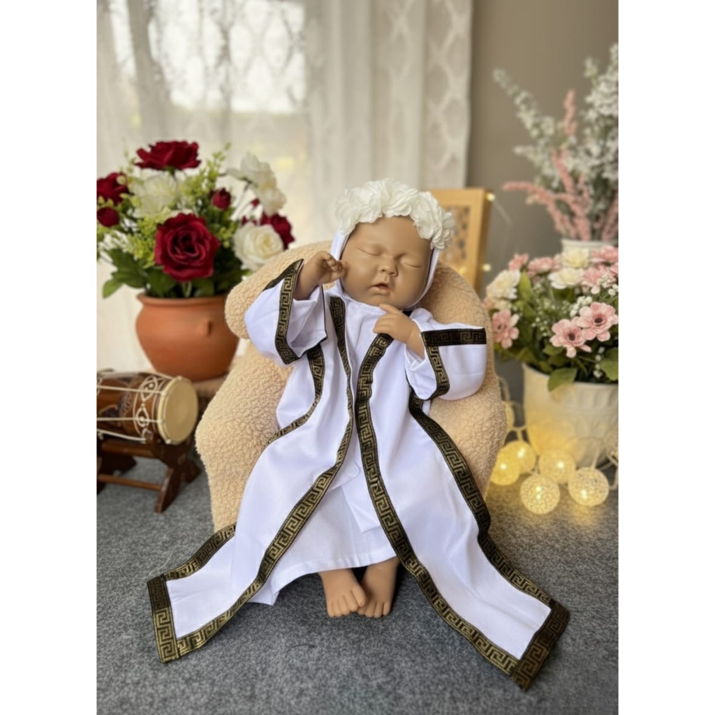 COD Gamis Jubah Abaya Turki Bayi Dan Anak Perempuan Cewek Untuk Aqiqah Dan PhotoShoot