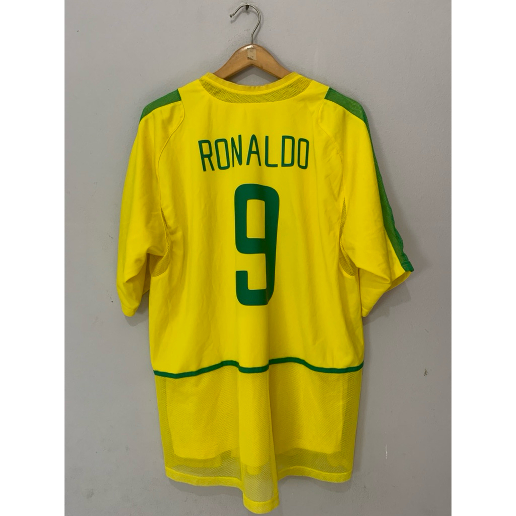 Jersey Brazil 2002 Ronaldo XL GO