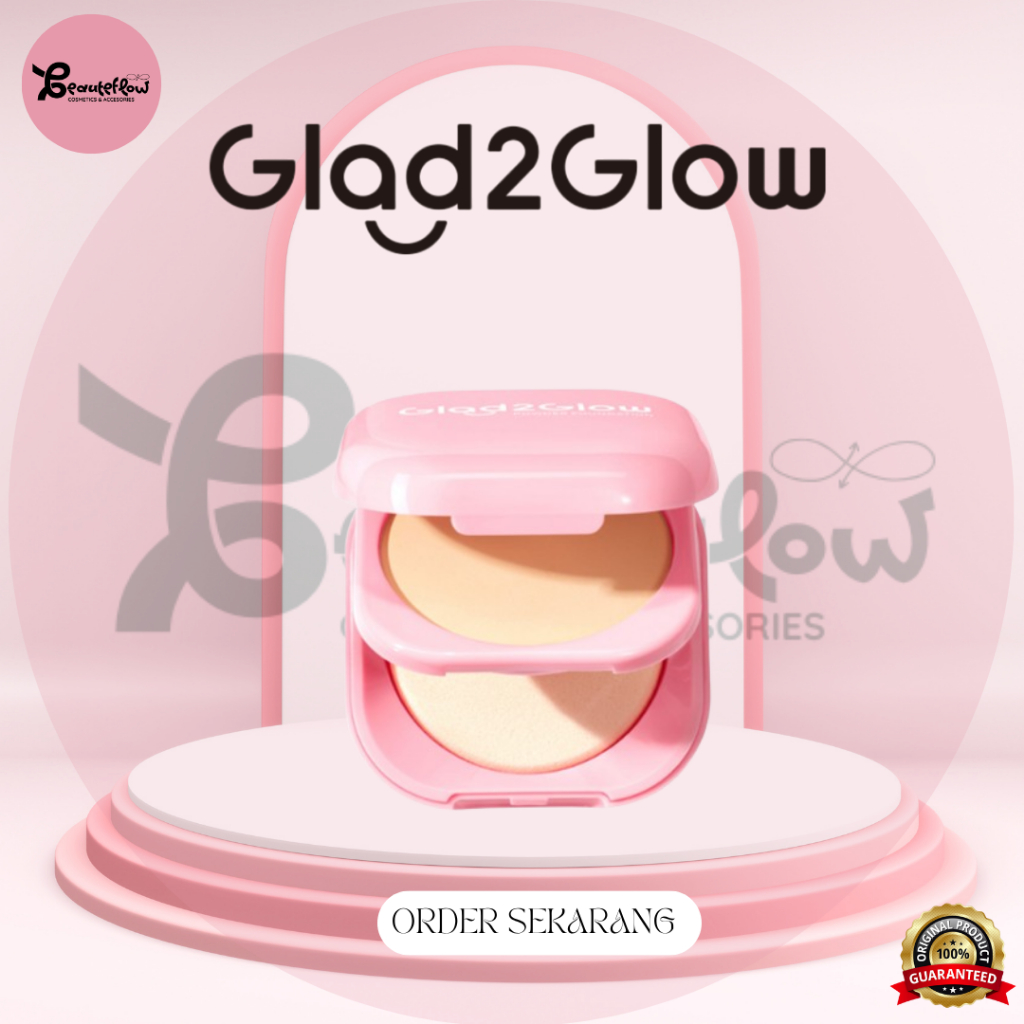 Glad2glow - Perfect Blurring Powder Foundation - G2G Bedak Padat
