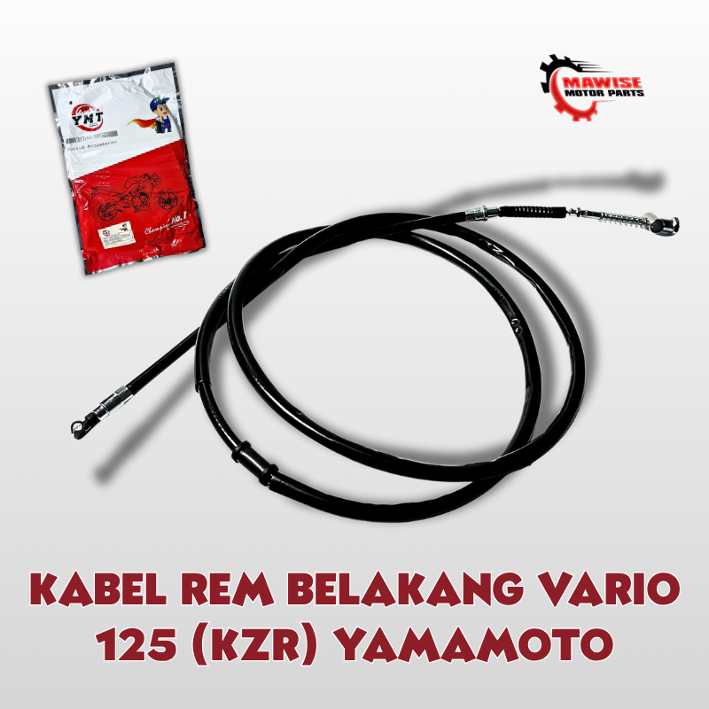 KABEL REM BELAKANG VARIO 125 KZR YAMAMOTO –KABEL TALI REM BELAKANG KIRI VARIO 125 OLD TECHNO NON CBS