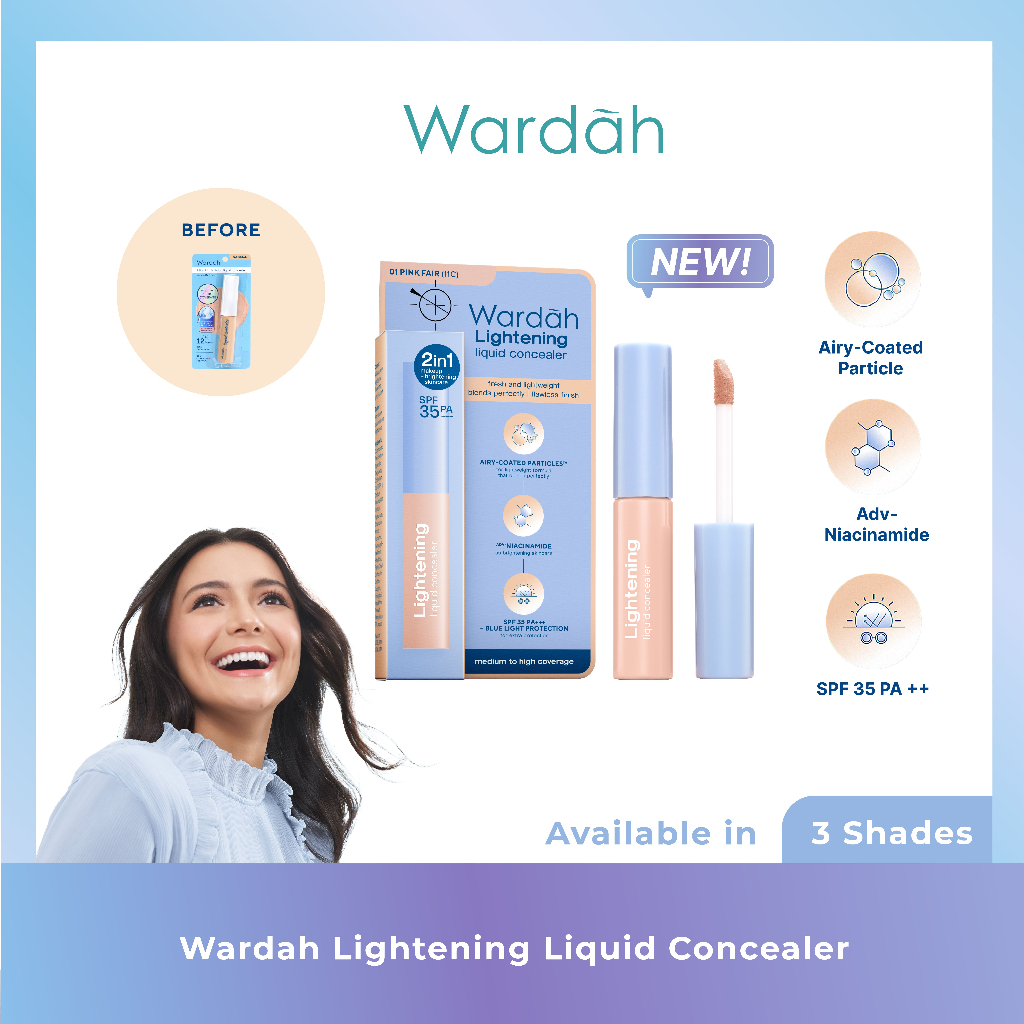 WARDAH LIGHTENING liquid Concealer / Wardah concealer