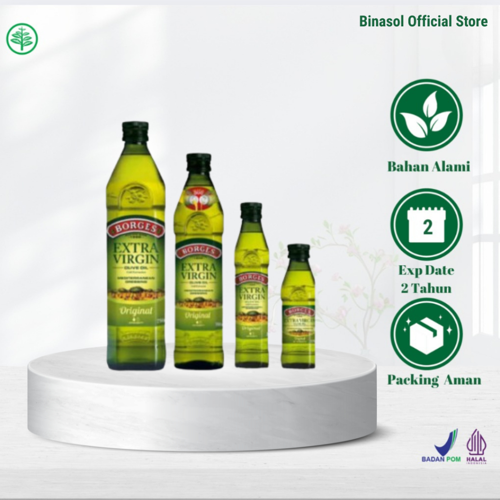 Minyak Zaitun Murni BORGES Extra Virgin Olive Oil Asli Original