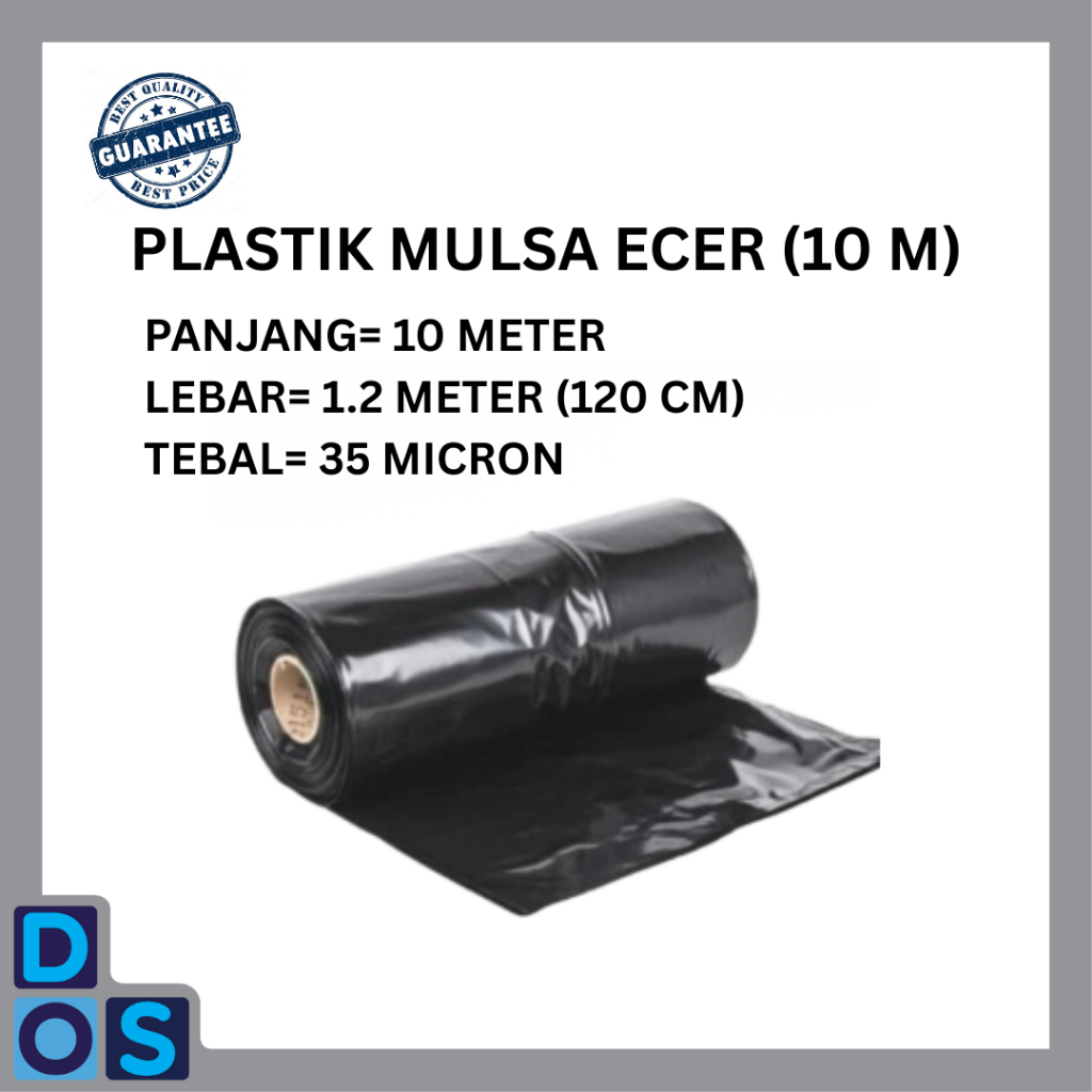 Plastik Mulsa Hitam Perak Mulsa Perkebunan Mulsa Ecer Mulsa 10 Meter