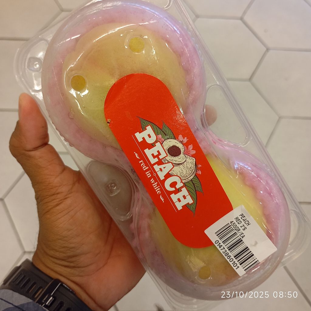 Peach Yellow (Kuning)/Peach Red (Merah)Buah segar 450gr Persik Fresh