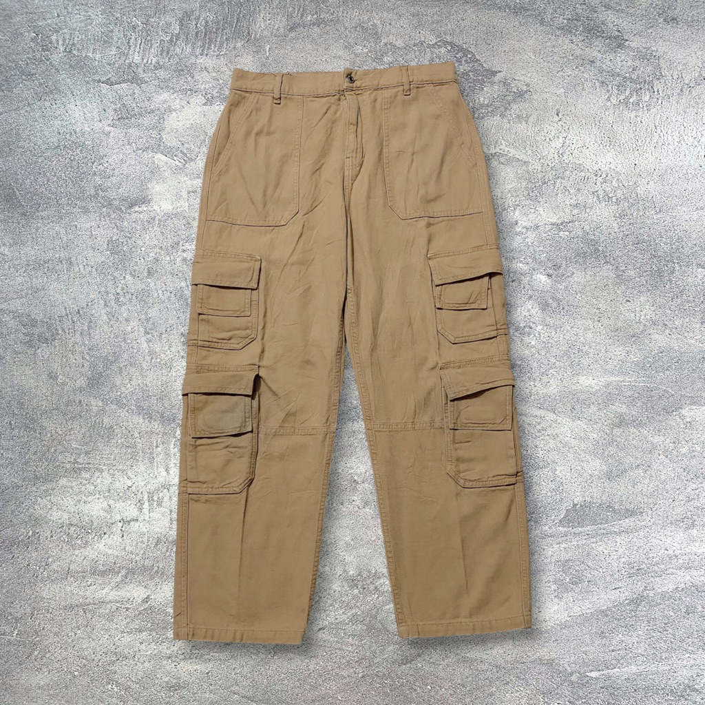 Celana Cargo Zara Multipocket - Canvas Seperti Carhartt
