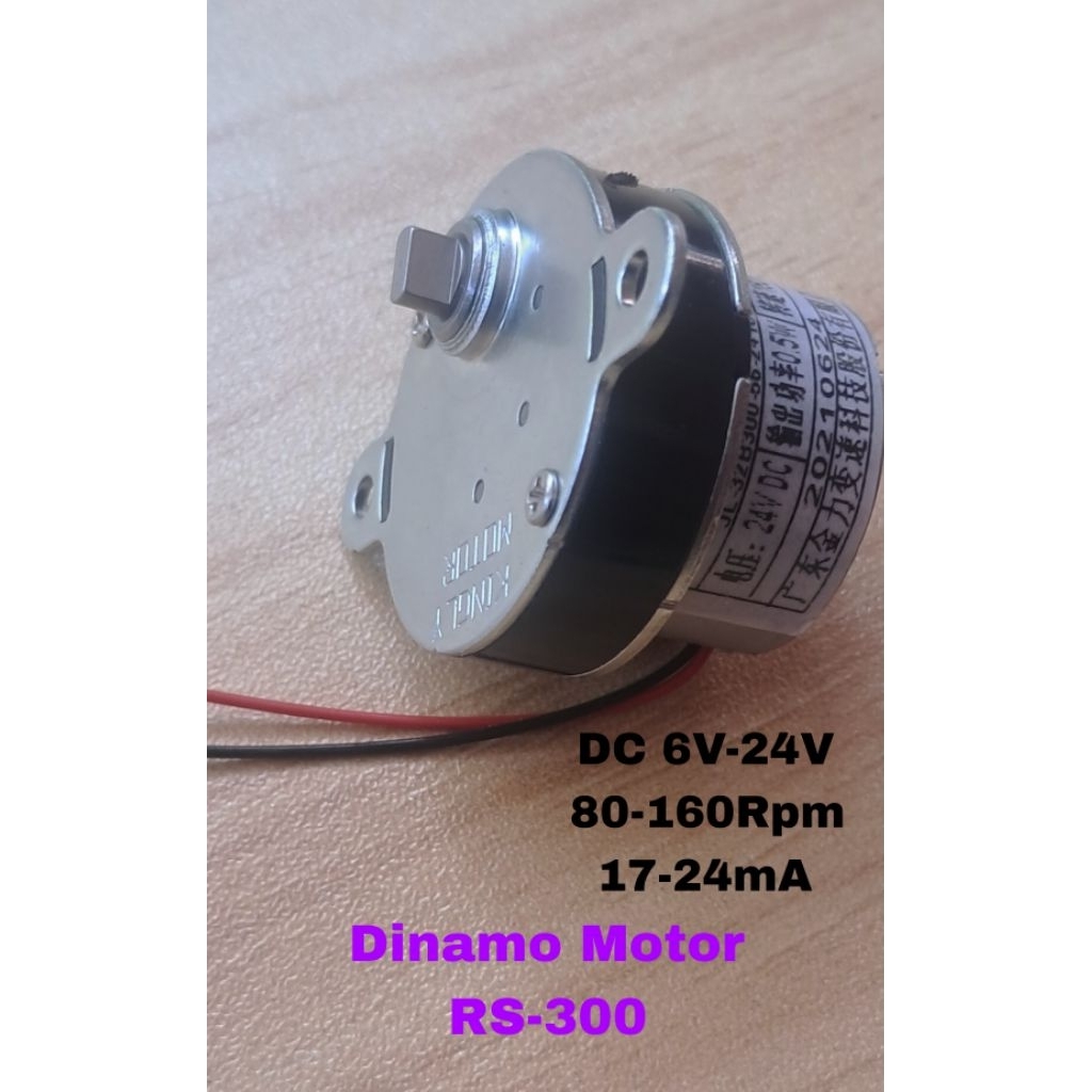 Dinamo DC Motor GA32-300 GA-32 Speed Reduction Gearbox Gear Box DC 24V