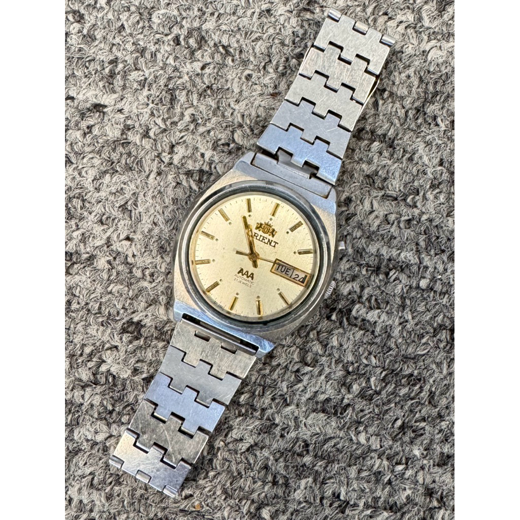 Orient AAA Automatic Cream Gold Dial