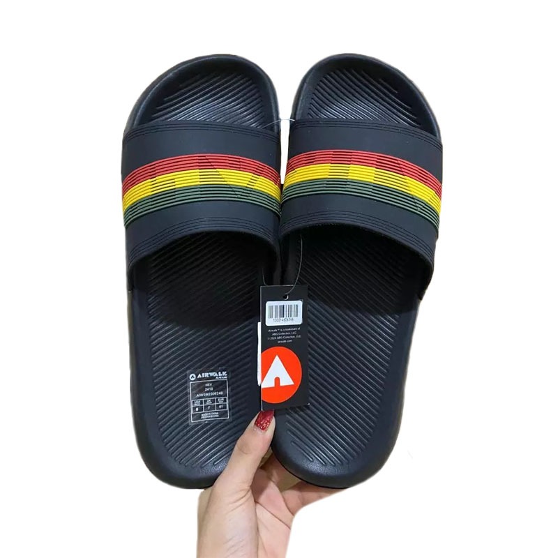 Airwalk Tuc Black/Black [TANPA BOX] Sendal Pria Airwalk Original