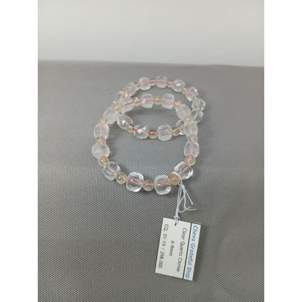 Clear Quartz Citrine 6-9mm