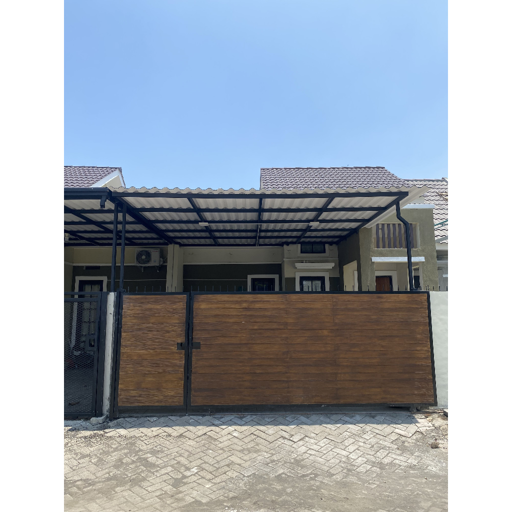 Pagar Woodplank Minimalis Modern