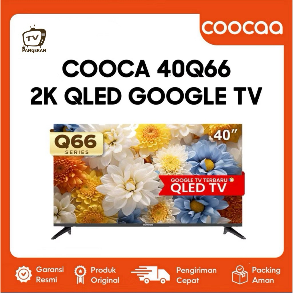 Coocaa Google TV 40Q66 Qled+ 2K FHD