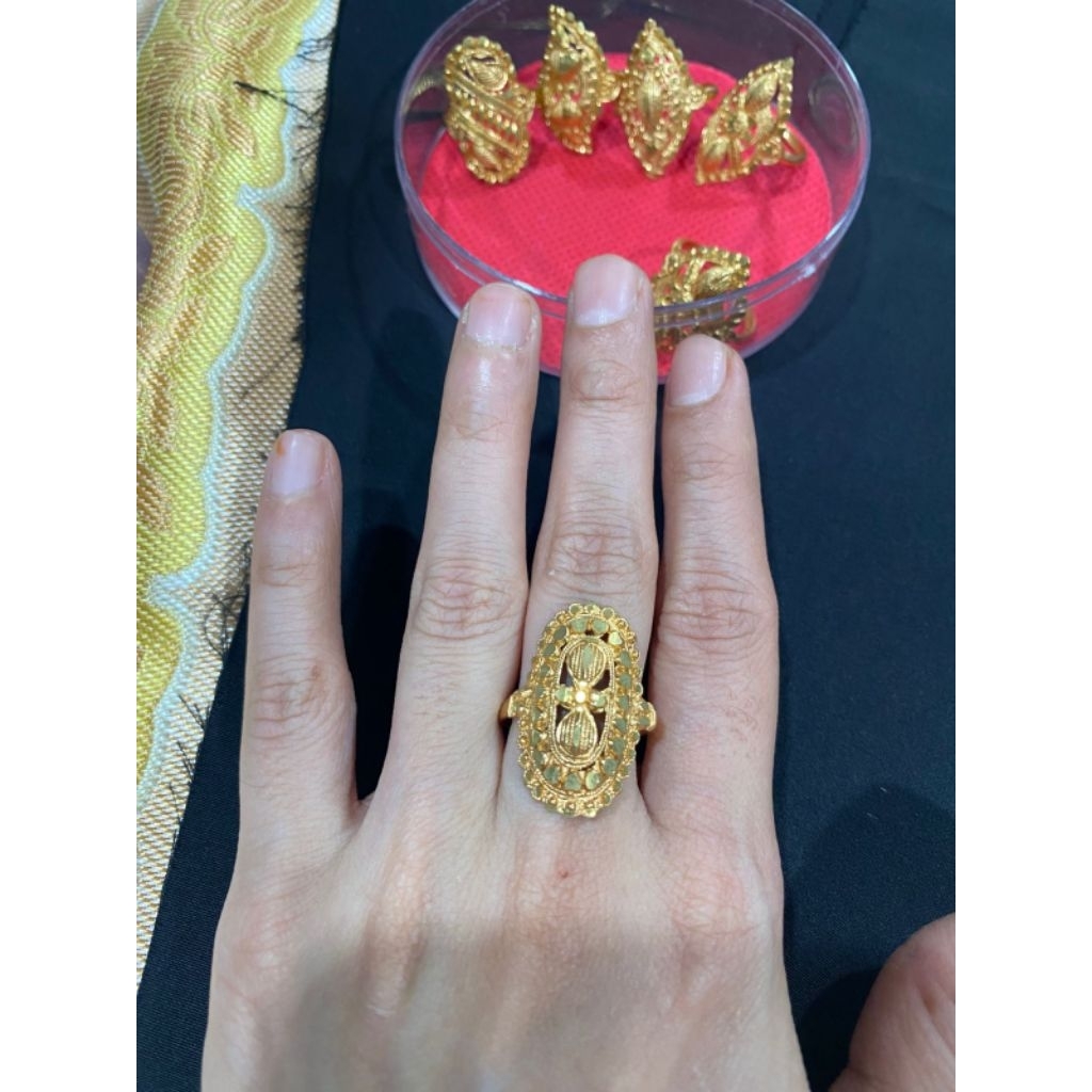 cincin dubai/ cincin wanita emas/ cincin sehari sehari / cincin india dubai emas