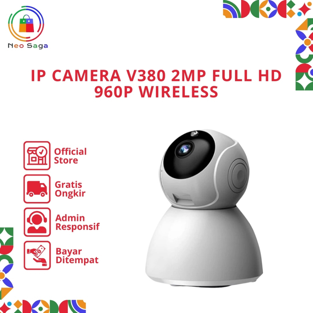 Cctv Wifi Snowman V380 960P IP Camera 2MP Full HD Wireless Cctv Wifi