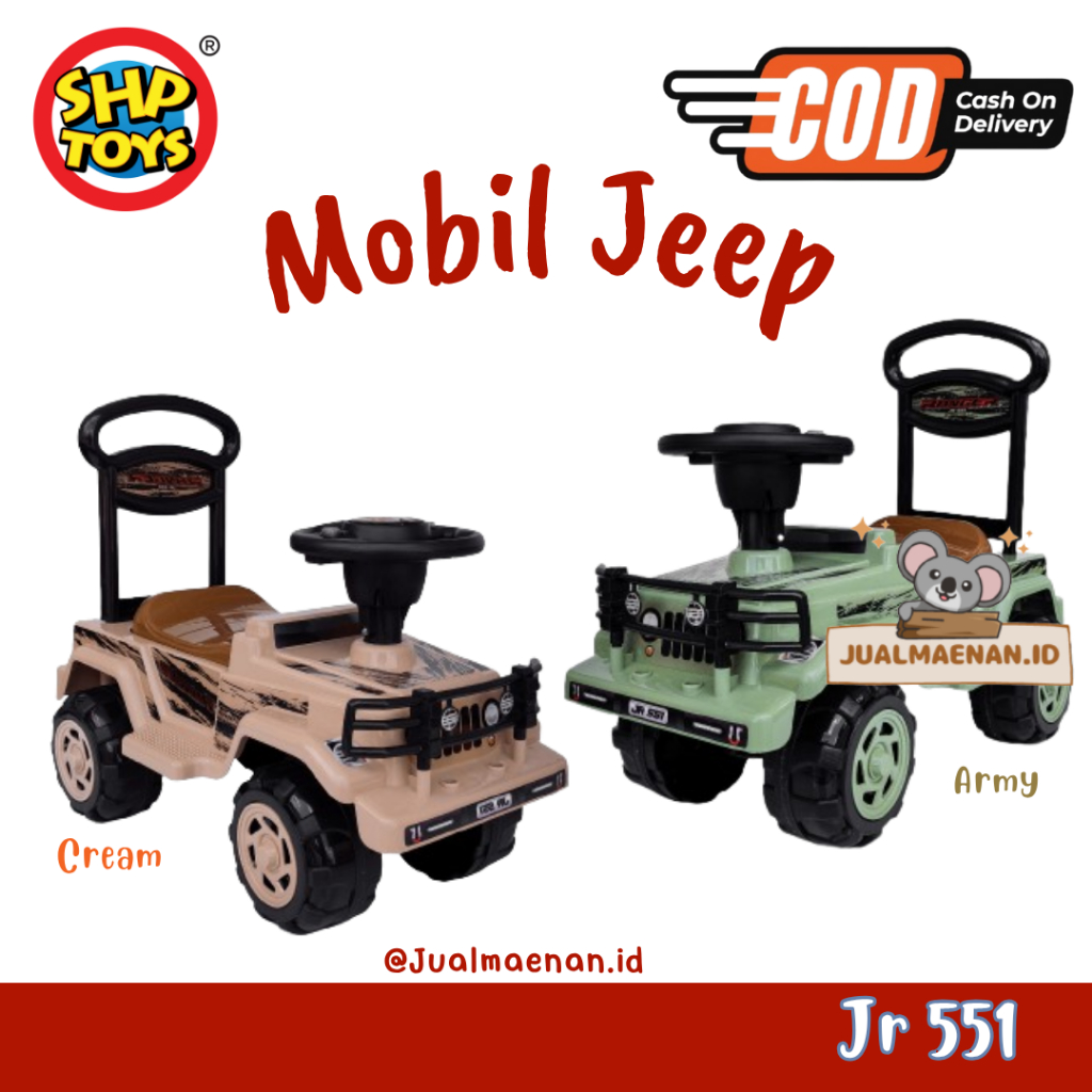TERMURAH Mainan Anak Mobilan Anak Mobil Dorongan Anak JR 551 JR551 SHP Toys BISA GOSEND