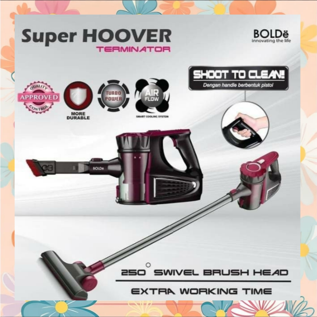 BOLDe Super Hoover Terminator Penyedot Penghisap Debu Vacum Cleaner penyedot debu