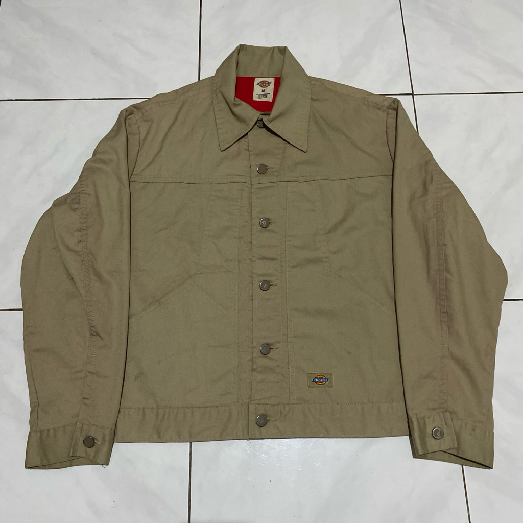 Dickies Chore Jacket Brown Khakis
