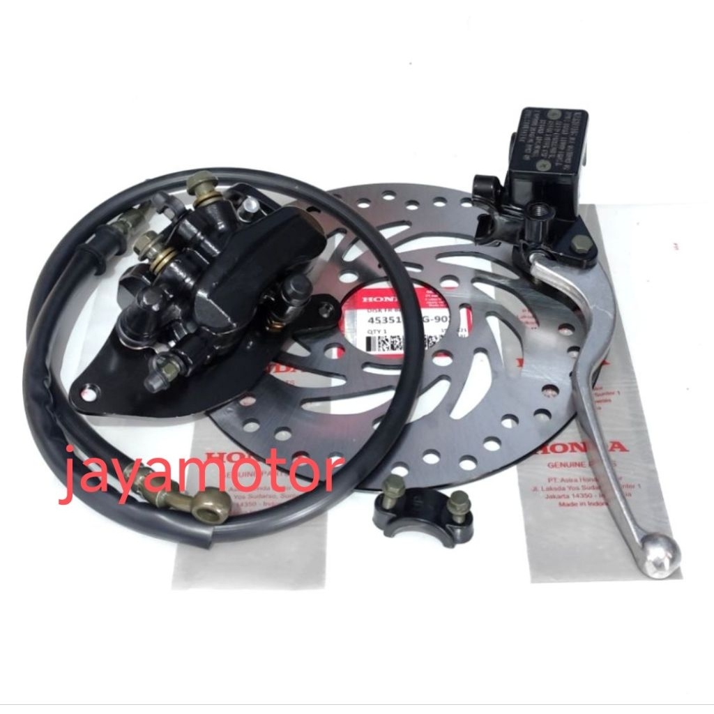 selang rem+piringan+master rem+kaliper depan honda pcx 150 cbu,pcx 125 cbu